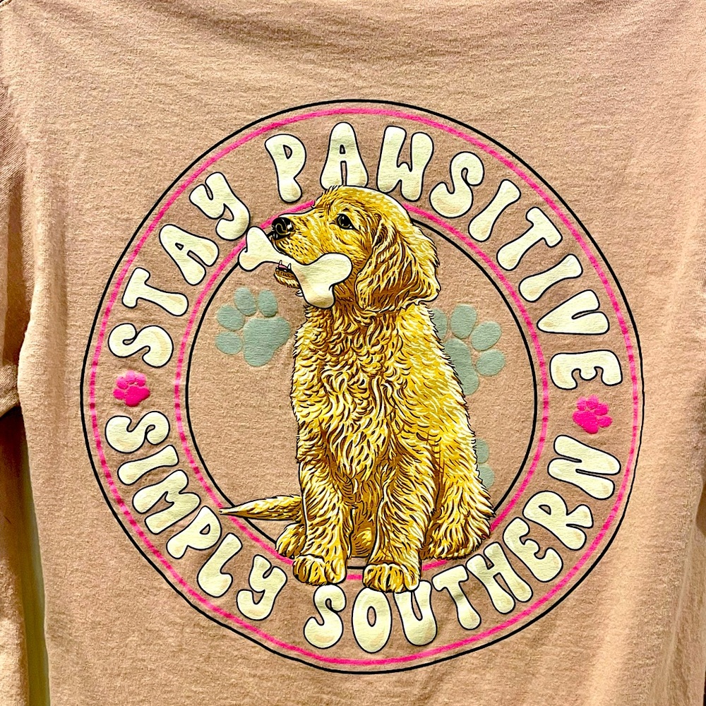 Simply Southern Pink Dog T-Shirt